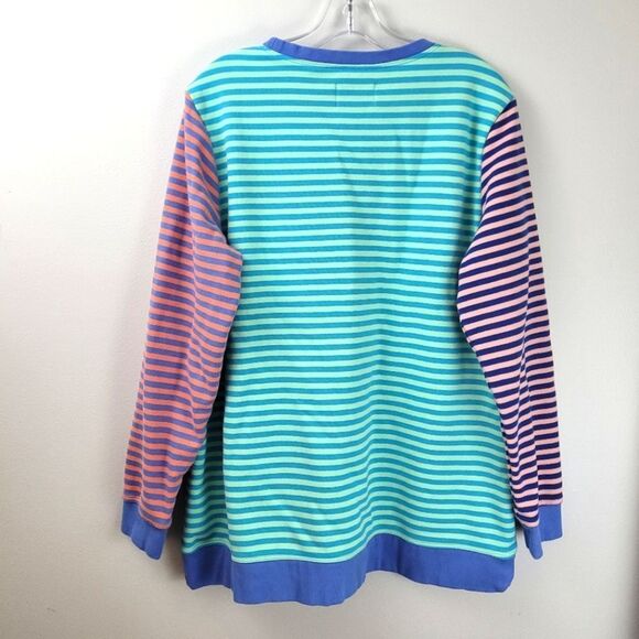 LANDS END Serious Sweats pullover sweatshirt - Picture 7 of 7